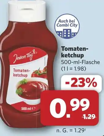 Combi Tomaten- ketchup aanbieding