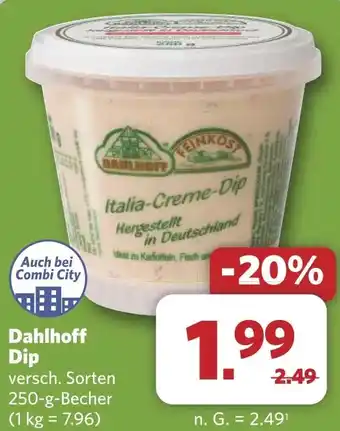 Combi Dahlhoff Dip aanbieding