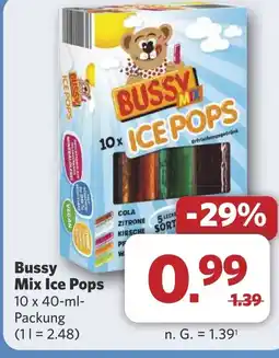 Combi Bussy Mix Ice Pops aanbieding