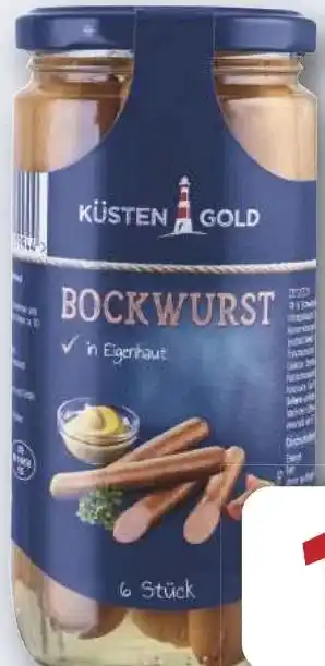 Combi KÜSTEN GOLD Bockwurst aanbieding