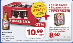 Combi Haake Beck Pils aanbieding