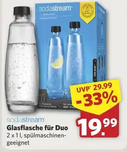 Combi sodastream Glasflasche für Duo aanbieding