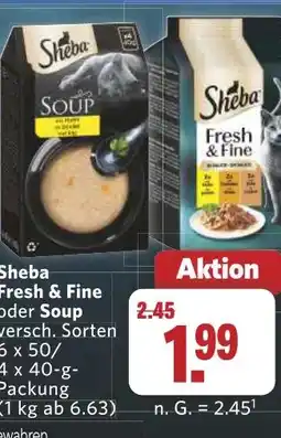Combi Sheba Fresh & Fine oder Soup aanbieding