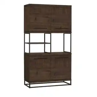 Budget Home Store Barkast London 110  x  200 cm Dark Mango aanbieding