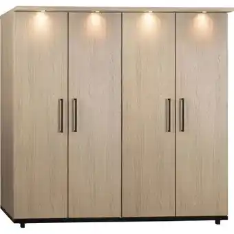 Budget Home Store Kledingkast Bruce 4 deurs aanbieding