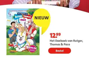 Bruna Het Doeboek van Rutger, Thomas & Paco aanbieding