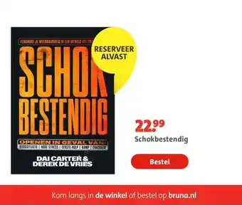 Bruna Schokbestendig aanbieding