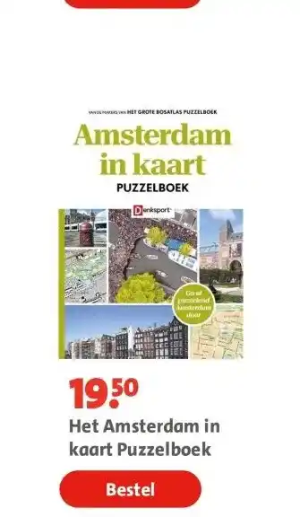 Bruna Het Amsterdam in kaart Puzzelboek aanbieding