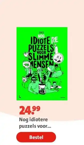 Bruna Nog idiotere puzzels voor slimme mensen aanbieding