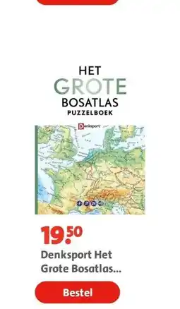 Bruna Denksport Het Grote Bosatlas Puzzelboek aanbieding