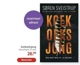Bruna Koekoeksjong Verschijnt 27 meil aanbieding