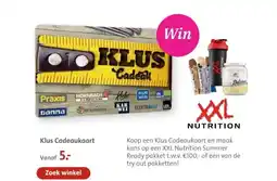 Bruna Klus Cadeaukaart aanbieding