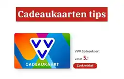 Bruna VVV Cadeaukaart aanbieding