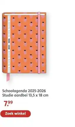 Bruna Schoolagenda 2025-2026 Studie aardbei aanbieding
