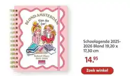 Bruna Schoolagenda 2025- 2026 Blond aanbieding