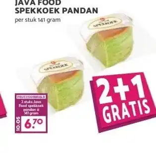 Boon`s Markt JAVA FOOD SPEKKOEK PANDAN aanbieding