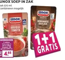 Boon`s Markt UNOX SOEP IN ZAK aanbieding