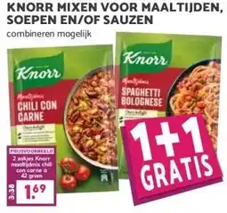 Boon`s Markt KNORR MIXEN VOOR MAALTIJDEN, SOEPEN EN/OF SAUZEN aanbieding