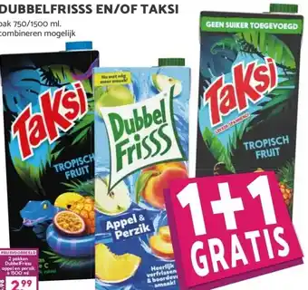 Boon`s Markt DUBBELFRISSS EN/OF TAKSI aanbieding