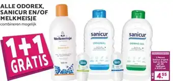 Boon`s Markt ALLE ODOREX, SANICUR EN/OF MELKMEISJE aanbieding