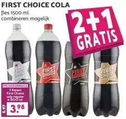 Boon`s Markt FIRST CHOICE COLA aanbieding