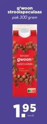 Boon`s Markt g'woon strooispeculaas aanbieding