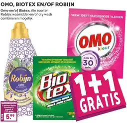 Boon`s Markt OMO, BIOTEX EN/OF ROBIJN aanbieding