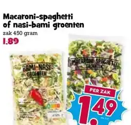 Boon`s Markt Macaroni-spaghetti of nasi-bami groenten aanbieding