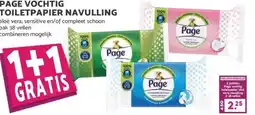 Boon`s Markt PAGE VOCHTIG TOILETPAPIER NAVULLING aanbieding