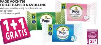 Boon`s Markt PAGE VOCHTIG TOILETPAPIER NAVULLING aanbieding