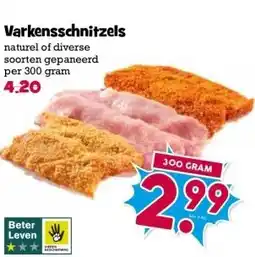 Boon`s Markt Varkensschnitzels aanbieding