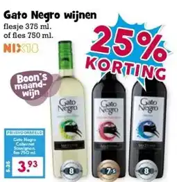 Boon`s Markt Gato Negro wijnen aanbieding