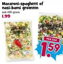 Boon`s Markt Macaroni-spaghetti of nasi-bami groenten aanbieding