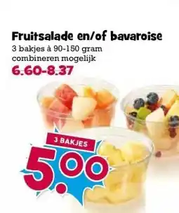Boon`s Markt Fruitsalade en/of bavaroise aanbieding