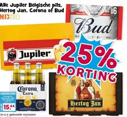 Boon`s Markt Alle Jupiler Belgische pils. Hertog Jan, Corona of Bud NIX18 aanbieding