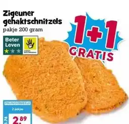 Boon`s Markt Zigeuner gehaktschnitzels pakje 200 gram aanbieding