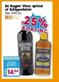 Boon`s Markt De Kuyper Vieux spécial of Schipperbitter aanbieding