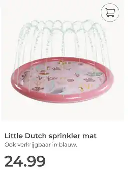 Prenatal Little Dutch sprinkler mat aanbieding