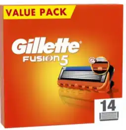 De Online Drogist Gillette Fusion 5 Scheermesjes - voordeelverpakking 14ST aanbieding