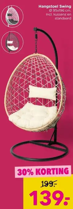 Xenos Hangstoel Swing aanbieding