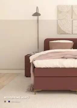 TotaalBED BOXSPRING ASPO aanbieding