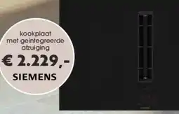 Superkeukens kookplaat met geintegreerde afzuiging aanbieding
