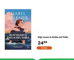The Read Shop Mijn naam is Emilia del Valle aanbieding
