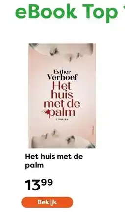 The Read Shop Het huis met de palm aanbieding