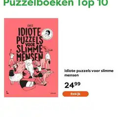 The Read Shop Idiote puzzels voor slimme mensen aanbieding