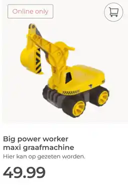 Prenatal Big power worker maxi graafmachine aanbieding