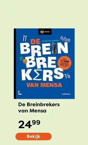 The Read Shop De Breinbrekers van Mensa aanbieding