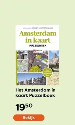 The Read Shop Het Amsterdam in kaart Puzzelboek aanbieding