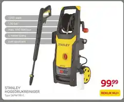 Praxis STANLEY HOGEDRUKREINIGER aanbieding