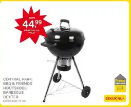 Praxis CENTRAL PARK BBQ & FRIENDS HOUTSKOOL- BARBECUE DEXTER aanbieding